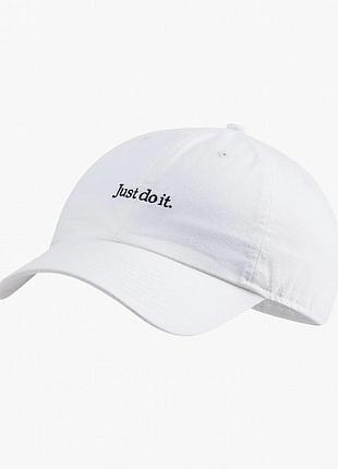 Кепка nike u nsw h86 cap jdi wash cap белый уни misc