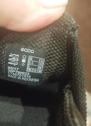 Сапоги подростковые ecco размер 38 5