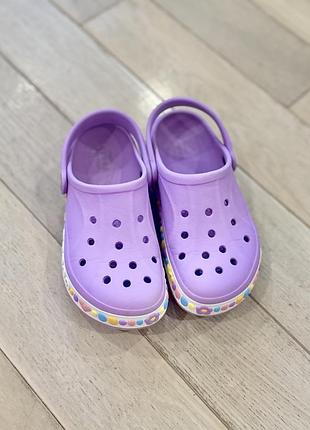 Crocs j1  32-33 гумові сабо на дівчинку