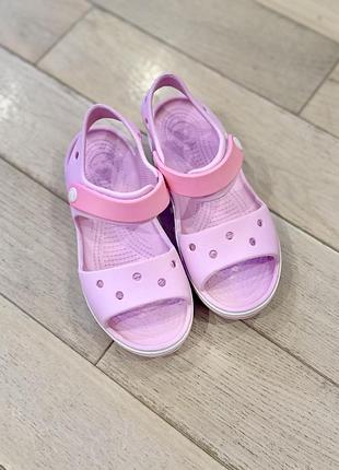 Crocs j1 32-33 гумові босоніжки на дівчинку