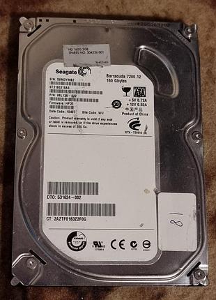 5% (157 гб ок) hdd 3.5 160 гб seagate barracuda 7200.12 56.3-84.6/55.8-89.1 st3160318as жесткий диск сигейт