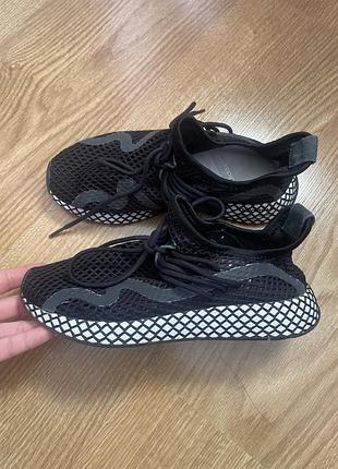 Чорні кросівки adidas deerupt runner 39,5 розмір устілка 25 см
