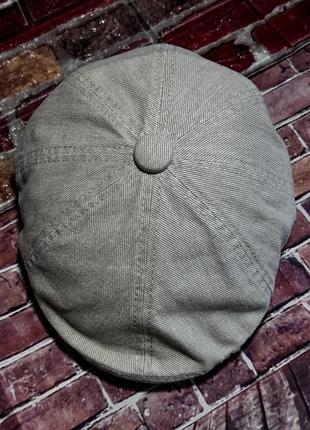 Stetson  кепка восьмиклинка  хуліганка" (100% бавовна)  нова світла бежева сіра