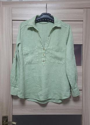 Сорочка zara льон