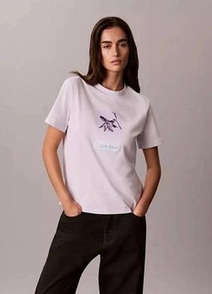 Футболка лавандова calvin klein
