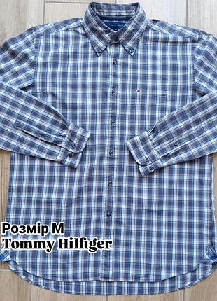 Мужская рубашка на длинный рукав фирмы tommy hilfiger.