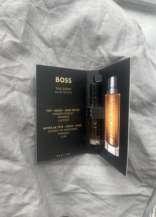 Пробник туалетної води hugo boss the scent для чоловіків