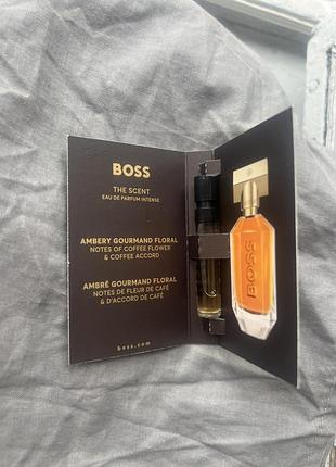 Пробник парфумованої води boss the scent intense for her обʼємом 1,2 мл