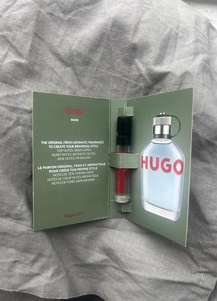 Пробник туалетної води hugo man обʼємом 1,2 мл
