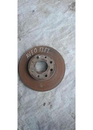 Передний тормозной диск для chevrolet aveo. t200 1.5бензин 2003-2008г.в