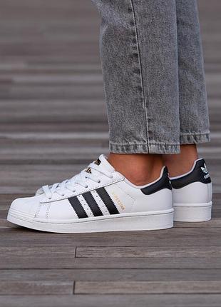 Adidas superstar white 8