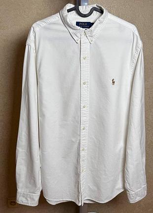 Рубашка сорочка polo ralph lauren l size