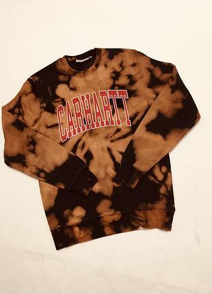 Свитшот carhartt tye-dye оригинальный тай дай толстовка кофта красивая