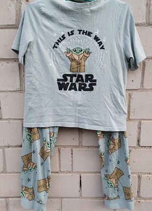 Пижама star wars размер xs, бейби йода.