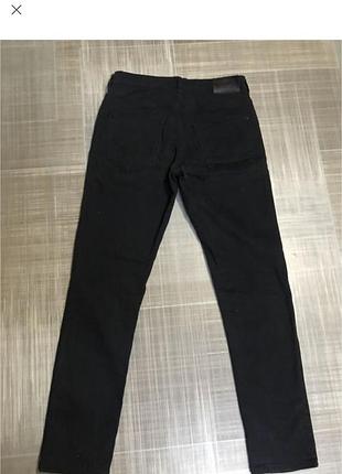 H&m💙чоловічий одяг/чорні джинси 💛на 158 см зріст