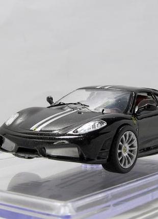 Конверсия черная ferrari 430 scuderia, diamond. перекрашивание, лак, детализация 1:43 бокс.