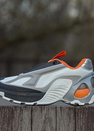 Adidas edge runner 
white black orange 4