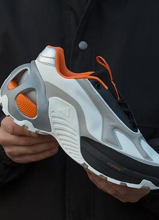 Adidas edge runner 
white black orange 2