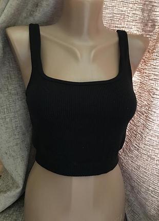 Топ базовий в рубчик zara (m ,l)