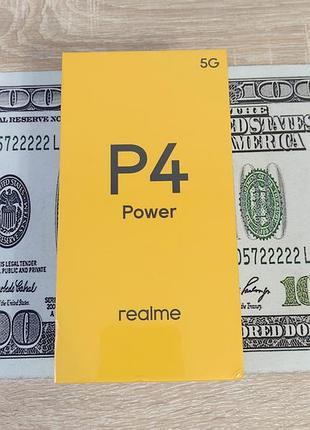 Realme p4 power, 8/256 gb, 10000 mah, nfc silver