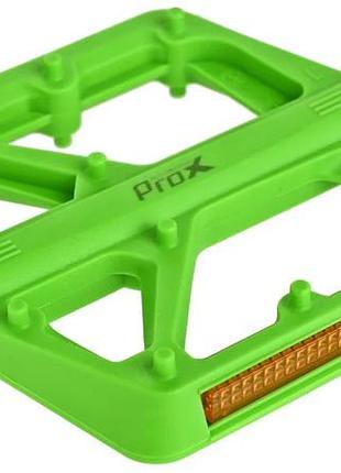 Педали prox base 42 нейлон, пара, зеленый (c-pe-0176)