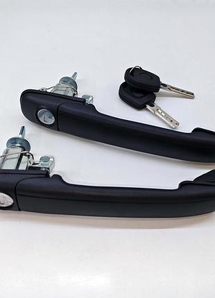 Набор ручек на передние двери volkswagen sharan 1995-2010 с ключами, левая / правая
