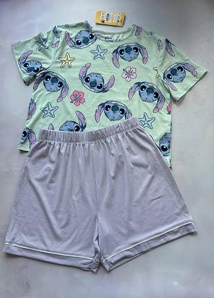 Пижама на девочку летняя стэчь stitch disney&amp;primark р.152 см (11-12 лет)
