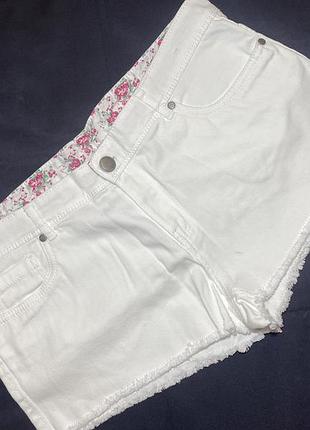 Корот і жіночі літні білі шорти denim co,m щ бавовни, eur44