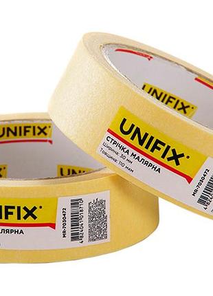 Лента малярная unifix 30 мм x 40 м желтая (mr-7030472) (6 шт.)