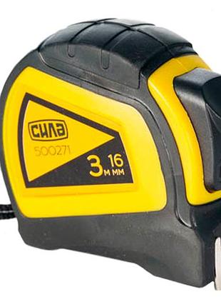Рулетка сила 3 м x 16 мм двойной зацеп (500271)