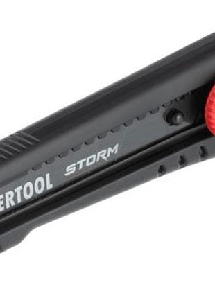 Нож сегментный intertool-storm 18 мм винтовой для линолеума (ht-0539)