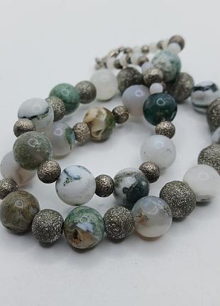 Бусы натуральный камень