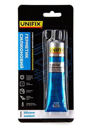 Герметик силиконовый unifix 50мл универсальный белый (951262)