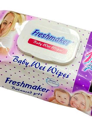 Влажная салфетка с клапаном "freshmaker" (120шт) (114500/123255)