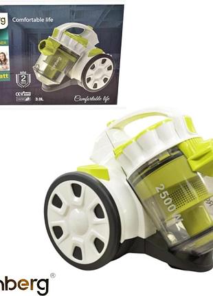 Пилосос жовтий rainberg rb-651 bagless 2500w 3л