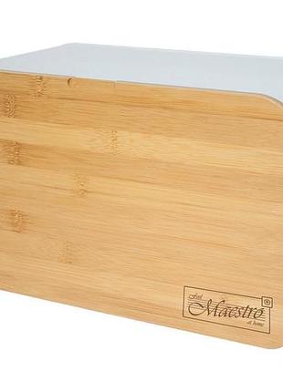 Хлібниця maestro 350 х 210 х 210 мм mr-1770-w (mr-1770-white)