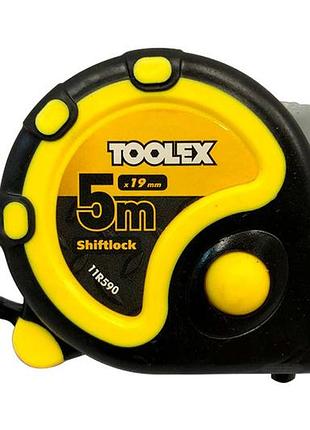 Рулетка toolex 5м x 19мм (11r590)
