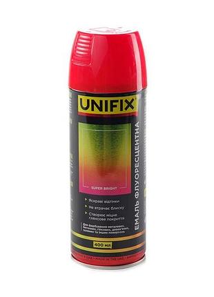 Емаль флуоресцентна unifix 400мл червоний (951062)