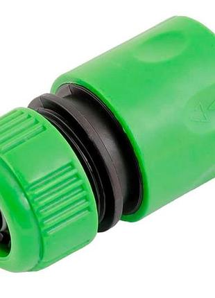 Коннектор для шланга mastertool 1/2" x 1/2" с аквастопом (92-9314)