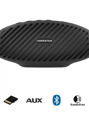 Бездротова портативна bluetooth колонка hopestar p5 з вологозахистом і функцією зарядки пристроїв чорна