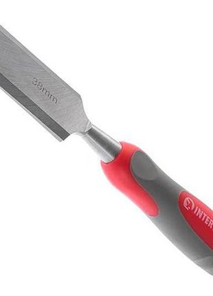 Стамеска intertool 38 мм двокомпонентна рукоятка (ht-3538)