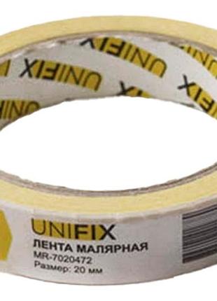 Лента малярная unifix 20 мм x 40 м желтая (mr-7020472) (5 шт.)