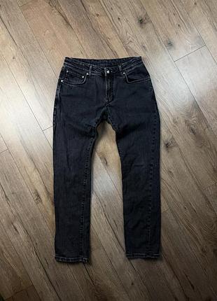 Джинси hackett london newburg slim сірі чоловічі size 32r штани