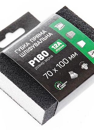 Губка шлифовальная apro 100 x 70 x 25 мм x p180 прямая (828096)