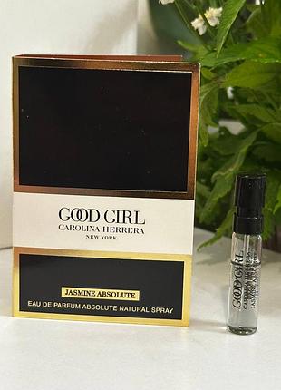 ❤️carolina herrera good girl jasmine absolute, пробник, оригинал