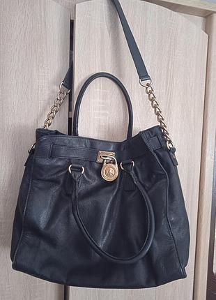Кожаная сумка michael kors