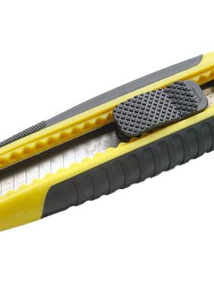 Нож сила 18 мм прорезиненный multiflex (400226)