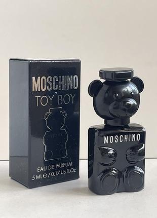 Оригінал. moschino toy boy парфумована вода для чоловіків 👉🏻мініатюра 5 мл