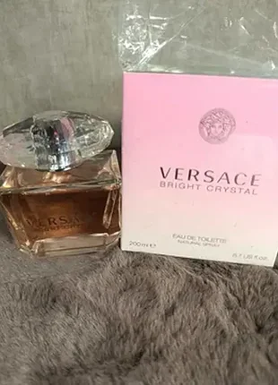 Versace bright crystal eau de toilette 200 мл оригинал