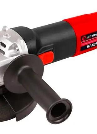 Кутова шліфувальна машина intertool 950 вт x 125 мм (wt-0222)